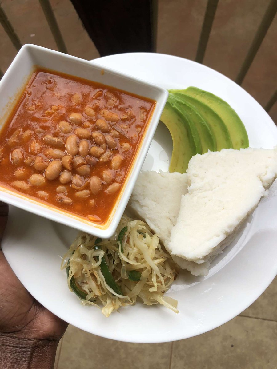 Are you a true Ugandan if you have never eaten posho and beans?
Lunch 😋 #MyFoodIsAfrican