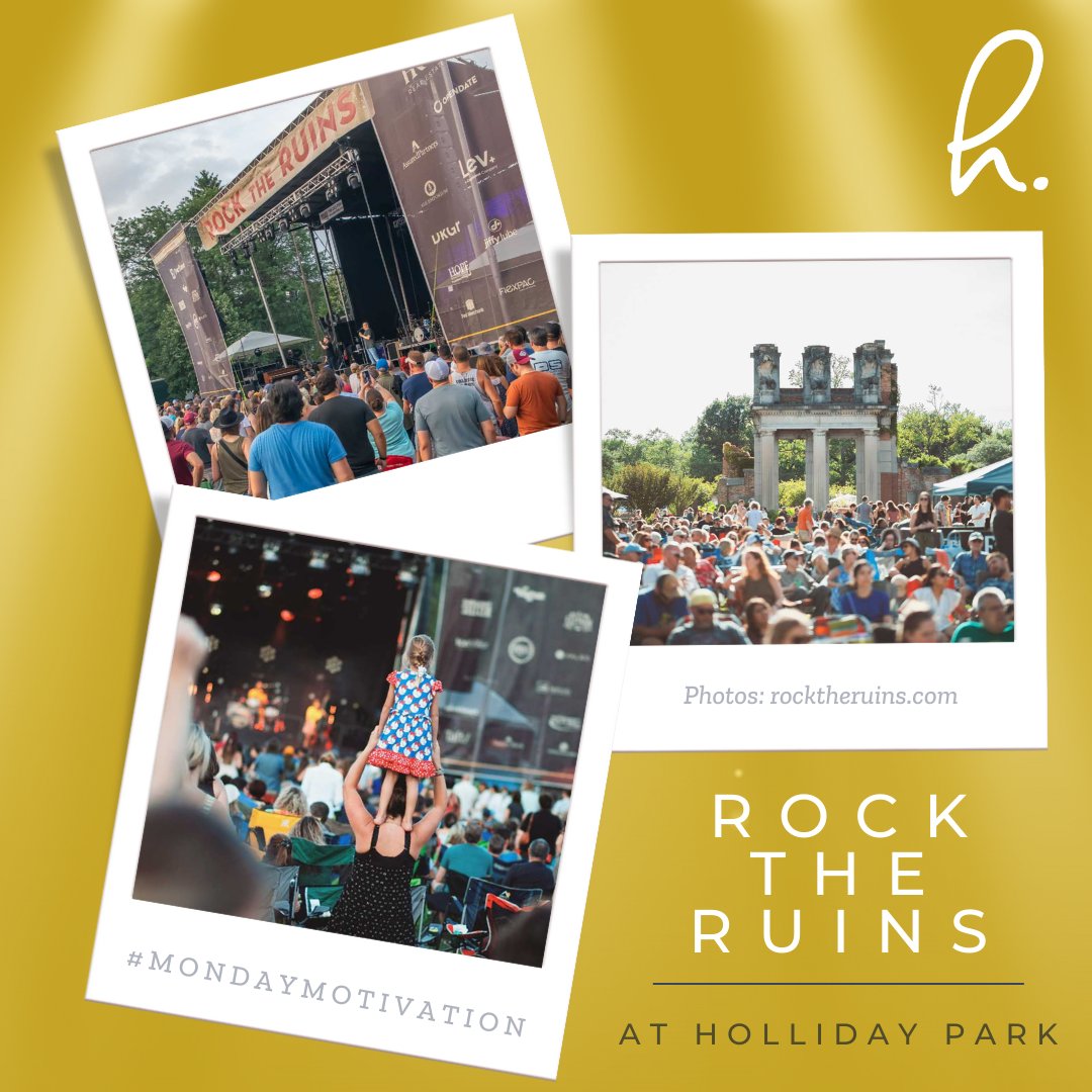 #HaveYouHerd: Nothing says #SongsOfSummer like a concert in the park! Presented by @TheVogue, @Rock_the_ruins is a concert series hosted at Holliday Park that features high-quality performances on an outdoor stage. Get tickets now: bit.ly/46ZngF4 #MondayMotivation
