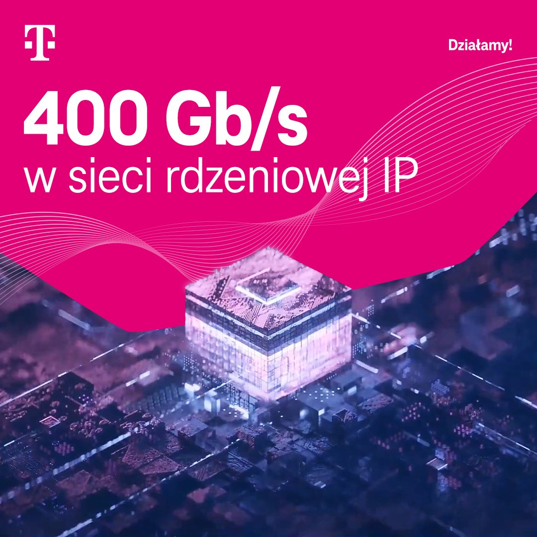 TMobilePolska's tweet image. Chwalimy się! Wdrożyliśmy technologię 400G w całej sieci Core IP T-Mobile. 💪 Dzięki temu nasi klienci otrzymają dostęp do najefektywniejszych i najstabilniejszych usług internetowych. Szczegóły 👉 bit.ly/3QaL5Ur #technologia #core