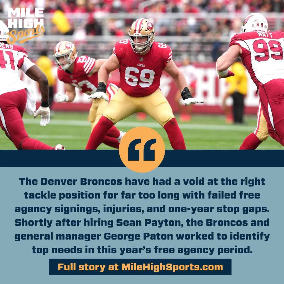 Denver Broncos Training Camp OT Preview: Will Mike McGlinchey answer RT issue?

@CodyRoarkNFL breaks it down with camp on the horizon 

read here: https://t.co/BCVJz3Wfff https://t.co/Rb9OGAdAGO
