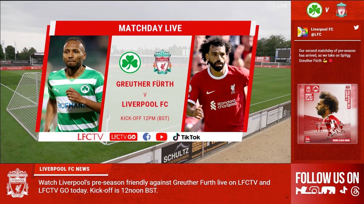 Greuther Furth vs Liverpool Live Football Streaming For Club Friendly Game:  How to Watch Greuther Furth vs Liverpool Coverage on TV And Online - News18