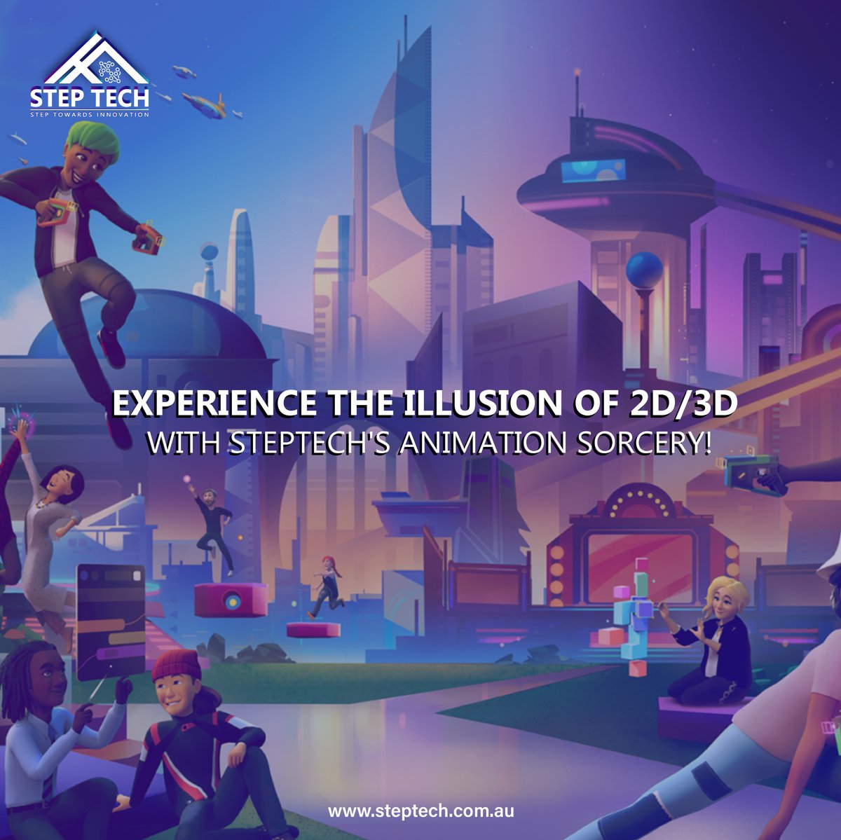 thesteptech's tweet photo. Experience The Illusion Of 2D/3D With STEPTECH's Animation Sorcery  🌟
🌐 Explore Animation Magic: https://t.co/7kg6jvKuq8
#StepTechAnimation #2danimation #3danimation #AnimationMagic #digitalmarketing #creativecontent #visualstorytelling #brandidentity  #AnimationExperts https://t.co/57Z79ZZ6Vx