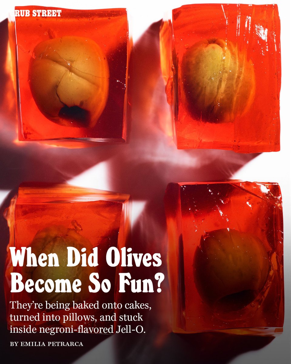 Olives have always been invited to the party. Now they are the party. @emiliapetrarca writes about the olive obsession sweeping New York City trib.al/2GJoOpe