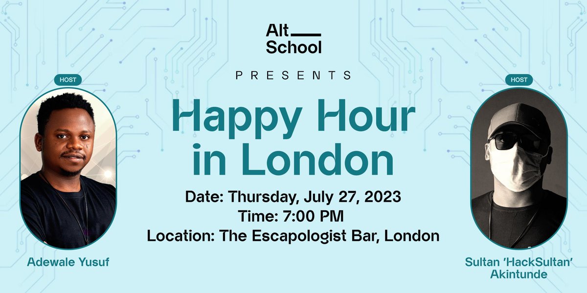 hackSultan's tweet image. I’m hosting a small tech meetup in London this week, if you’re in the UK and would love to join us.  

Here the link : eventbrite.com/e/happy-hour-i…