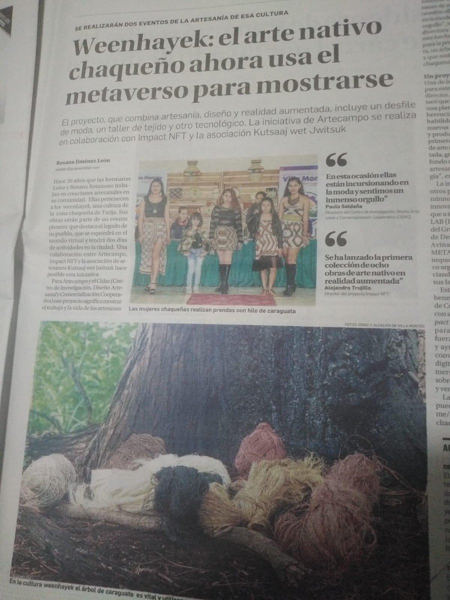 GRAN CHACO - IMPACT NFT 🚀 Minting NOW! tweet media