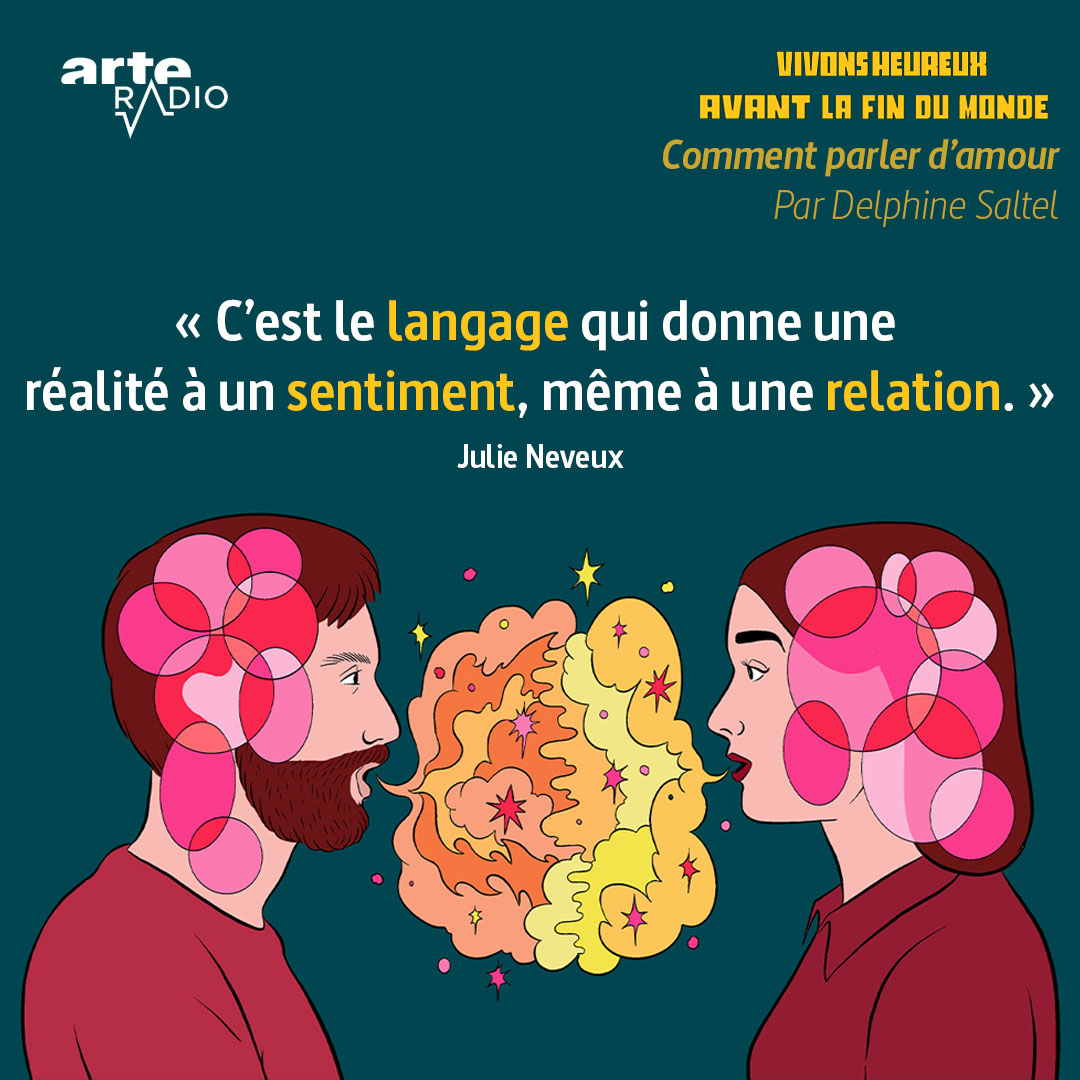 Dans son essai sur le langage amoureux, la linguiste @neveux_julie se penche sur nos mots d’amour. Ce qui donne à Delphine Saltel envie de s’intéresser aux quiproquos, métaphores et malentendus qui émaillent le dialogue amoureux.

💕 arteradio.com/son/61675708/c…