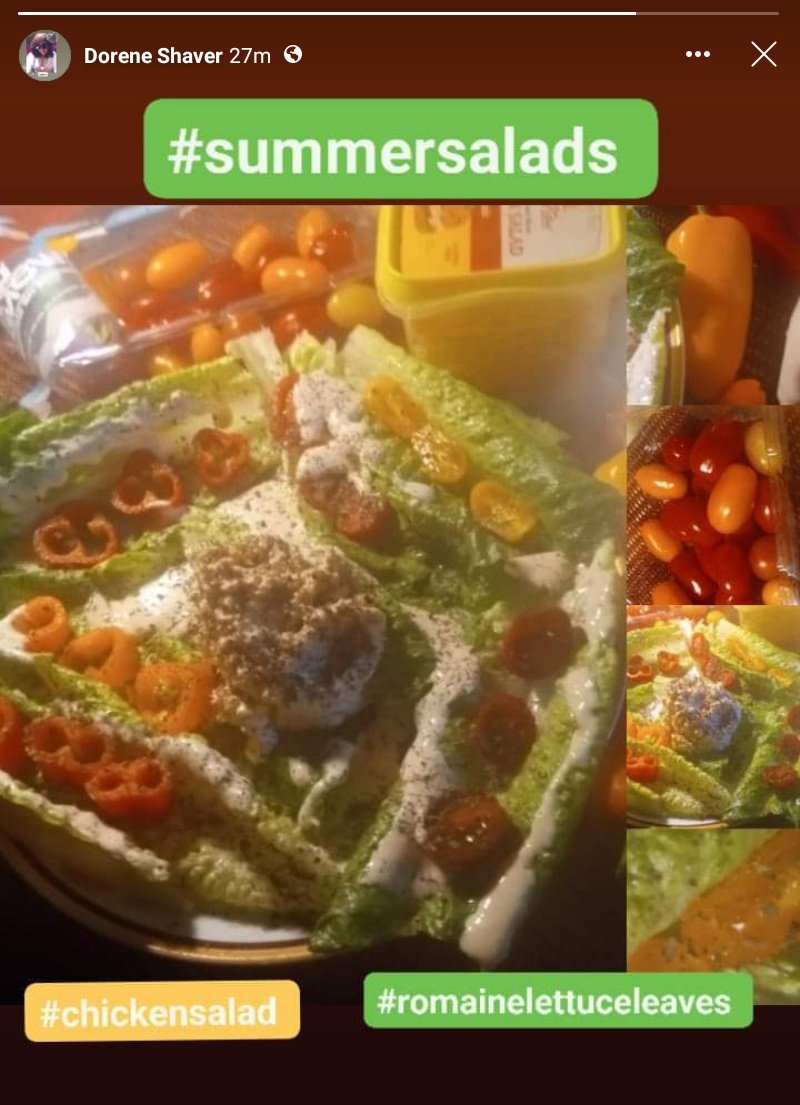 DoreneShaver1's tweet photo. #summersalads 🥗😎🌞😋are #delich 😋🔥 https://t.co/XHcPMOYVHt