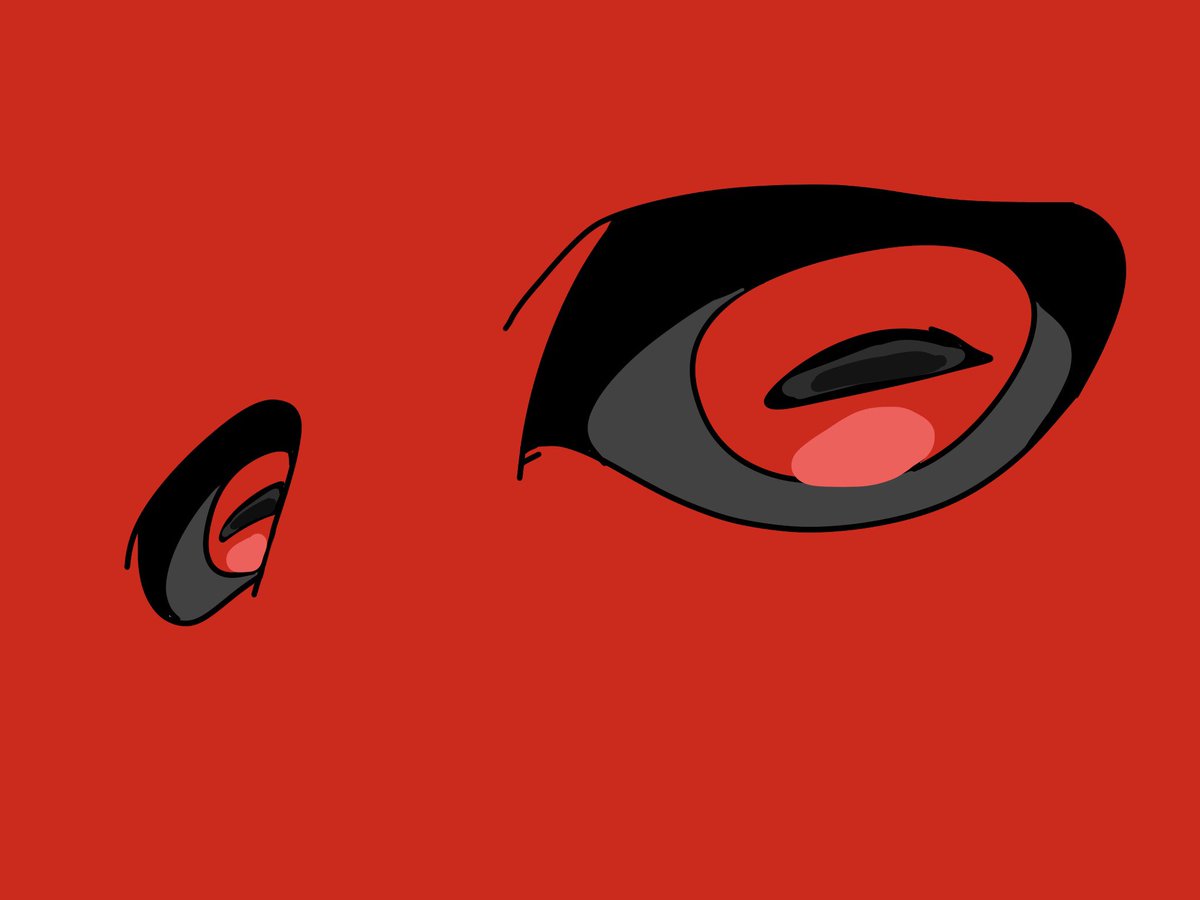 red background simple background no humans solo red eyes pokemon (creature) red theme  illustration images