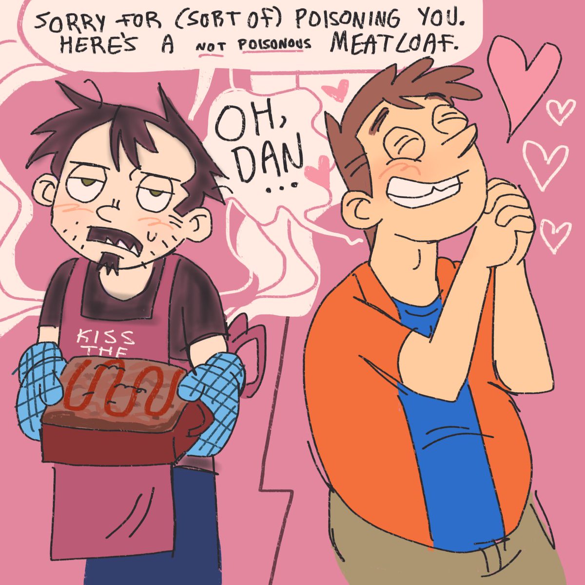 megandoesart1's tweet photo. apology meatloaf #buddyshipping https://t.co/oMw9p1j1Fw