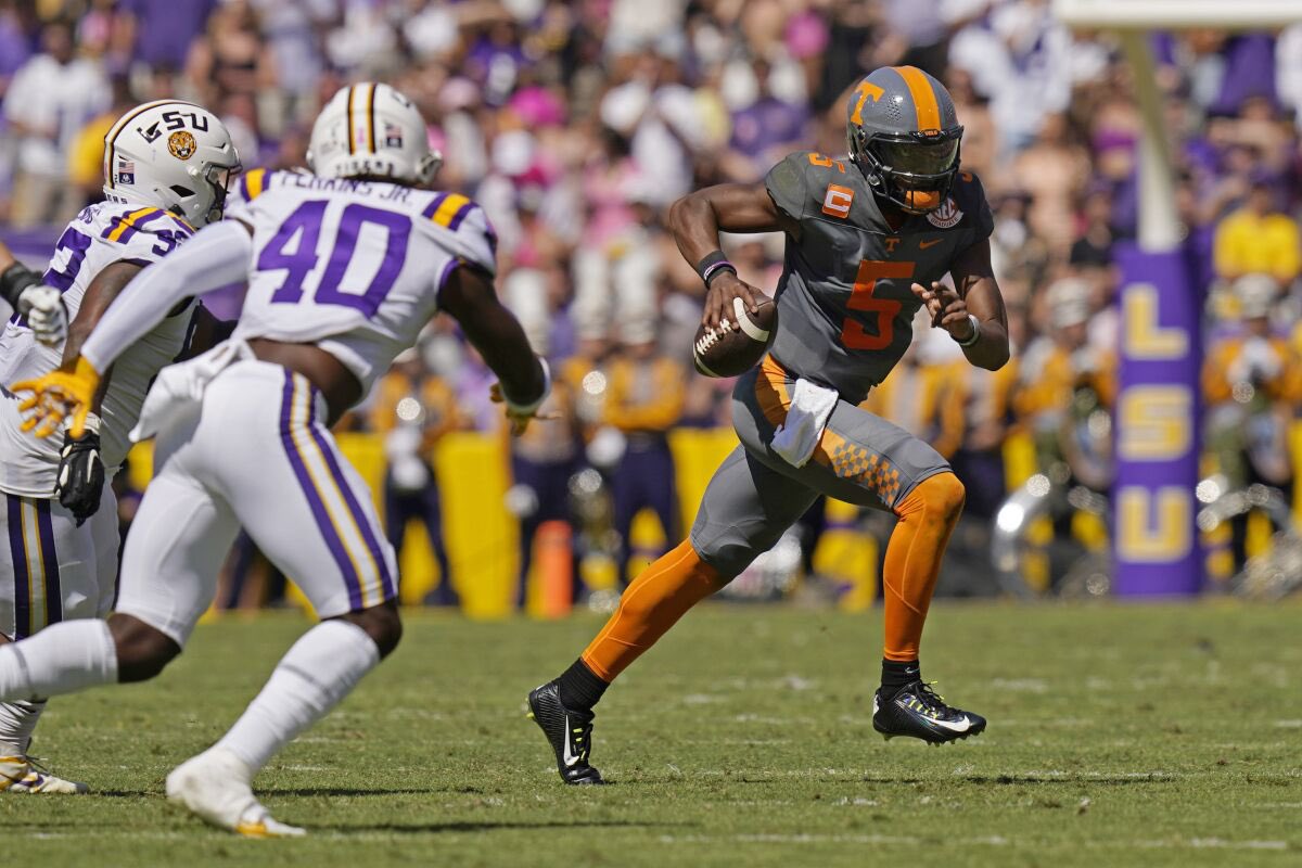 BarstoolTenn's tweet photo. It’s July 24, 2023 and Hendon Hooker is still your daddy @LSUBarstool https://t.co/QYcsTd38FJ