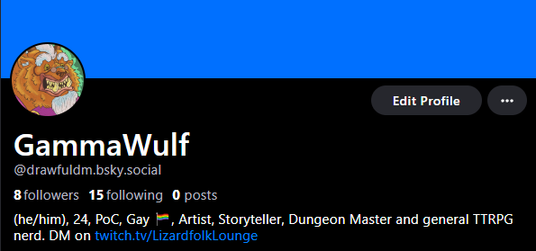 DrawfulDM's tweet image. Hey folks, I'm on here and it'll likely be where I post stuff from now on, at least for the foreseeable future. I hope it becomes more available to more people soon.