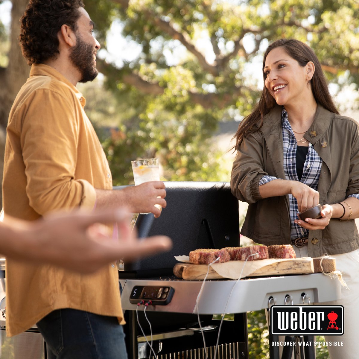 WeberBraai's tweet photo. Why the NEW Genesis Smart Gas Grill? It has it all!
Sear, roast, stir-fry, steam, crisp or bake with the custom-fit Weber Crafted Range.

Create your full backyard culinary experience now: https://t.co/Yqp3FmvQvT
#weberbraaisa #discoverwhatspossible #genesis https://t.co/QhfP8dqLyP