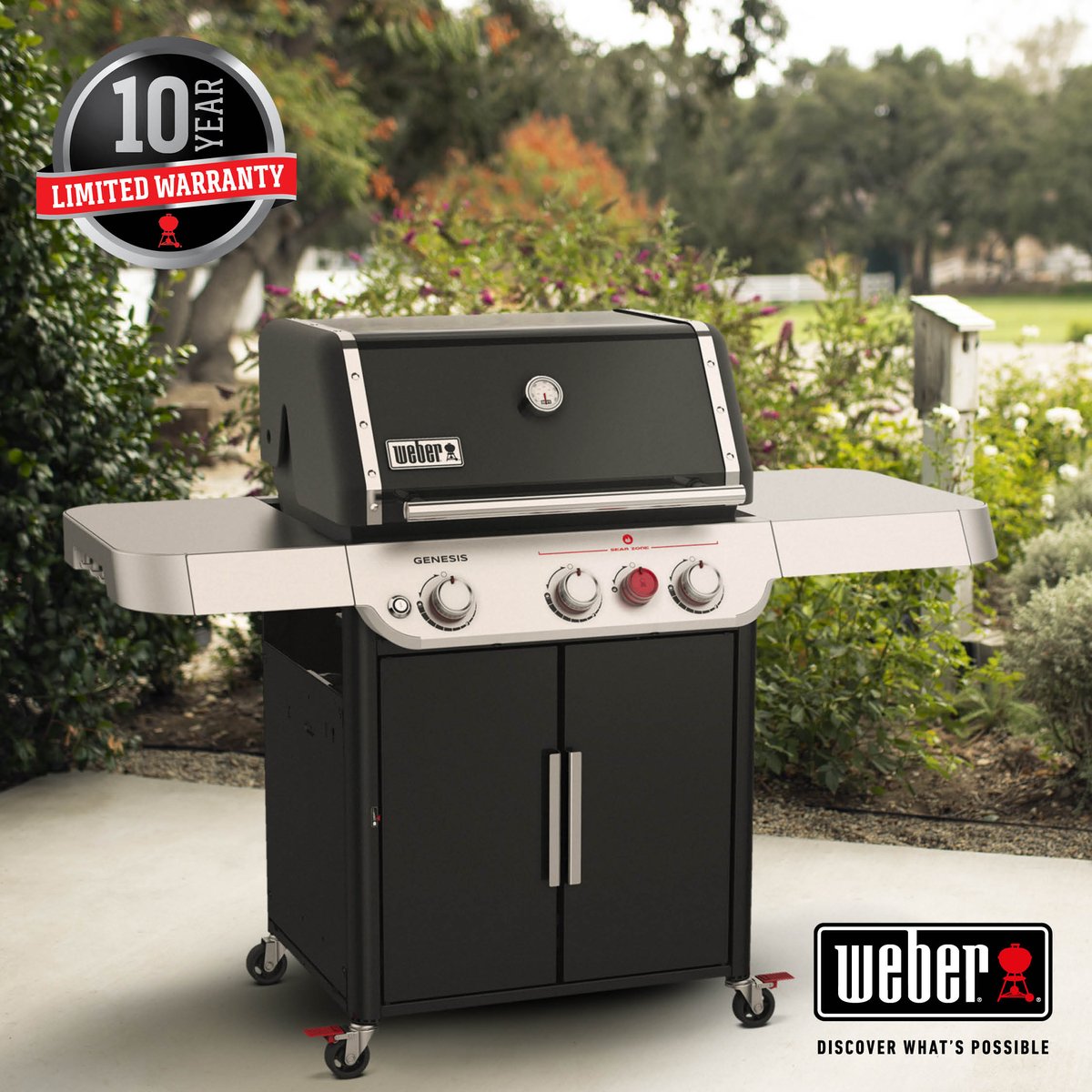 Why the NEW Genesis Smart Gas Grill? It has it all! Sear, roast, stir-fry, steam, crisp or bake with the custom-fit Weber Crafted Range. Create your full backyard culinary experience now: weber.co.za/product/genesi… #weberbraaisa #discoverwhatspossible #genesis