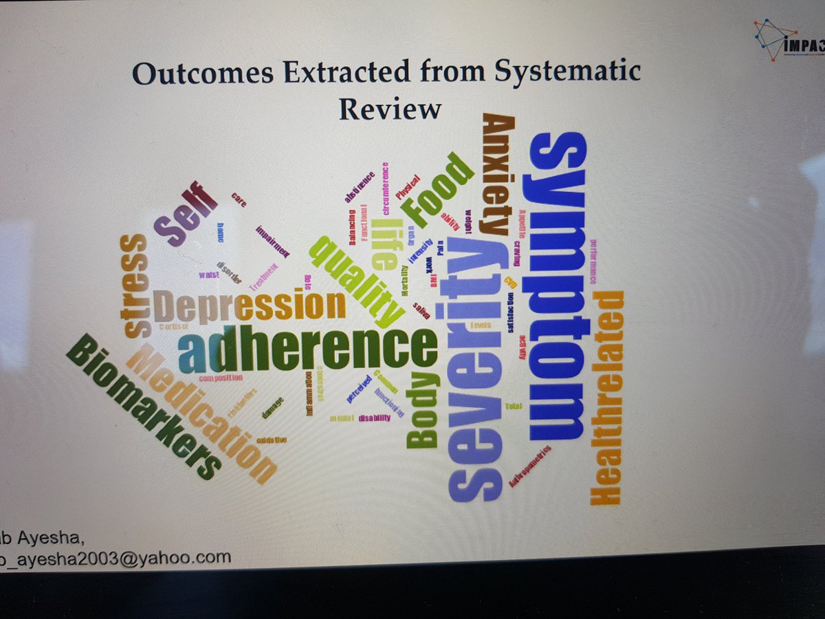 faizaaslam_RMU's tweet photo. 'Creating a set of core outcomes for interventions addressing comorbidity in LMICs (COSMOS as part of IMPACT)'۔Prof Najma Siddiqi explaining the methods and sharing the imperative findings, facilitated by Rubab Ayesha from Pakistan. #TIIDE23 https://t.co/ArhUFxHgox