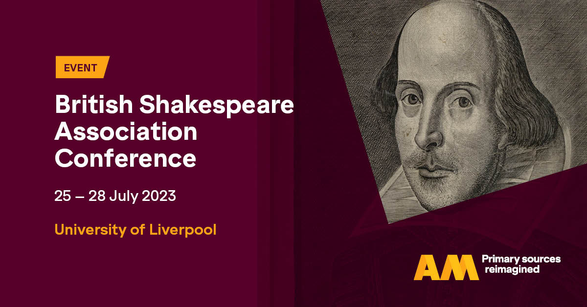 AM (@adammatthewgrp) on Twitter photo We're looking forward to the #BSA2023 conference <a href="/LivUni/">University of Liverpool</a> this week!
Bethan and Claudine will be there with details of all our Shakespeare collections including the recently launched, Royal Shakespeare Company Archives and our exciting open access resource, #FirstFoliosCompared We're looking forward to the #BSA2023 conference <a href="/LivUni/">University of Liverpool</a> this week!
Bethan and Claudine will be there with details of all our Shakespeare collections including the recently launched, Royal Shakespeare Company Archives and our exciting open access resource, #FirstFoliosCompared