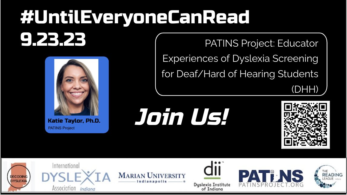 9/23/23
#UntilEveryoneCanRead
I'm presenting at the Until Everyone Can Read Summit at Marian University Sept 23rd in Indiana!
<a href="/ehanford/">Emily Hanford</a>
<a href="/IndianaBranch/">IDA Indiana</a>
<a href="/ReadingLeagueIN/">The Reading League Indiana</a>
<a href="/PATINSPROJECT/">PATINS Project</a> #patinsicam
<a href="/DyslexiaIndiana/">DII</a>
<a href="/MarianUniv/">Marian University</a>
<a href="/DDIN2013/">Decoding Dyslexia IN</a> 

Join me eventbrite.com/e/until-everyo…