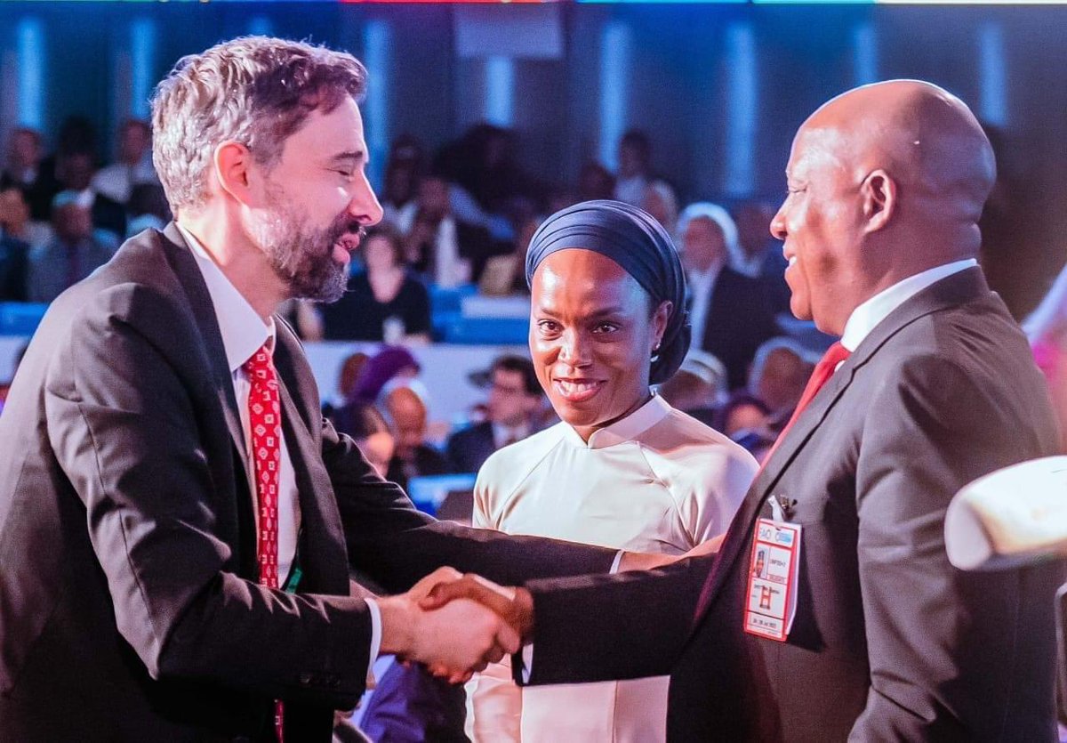 toluogunlesi's tweet photo. VP @KashimSM representing PBAT at the UN Food Systems Summit in Rome, Italy, on his first foreign trip as Vice President. https://t.co/jOWM0p2Tbb