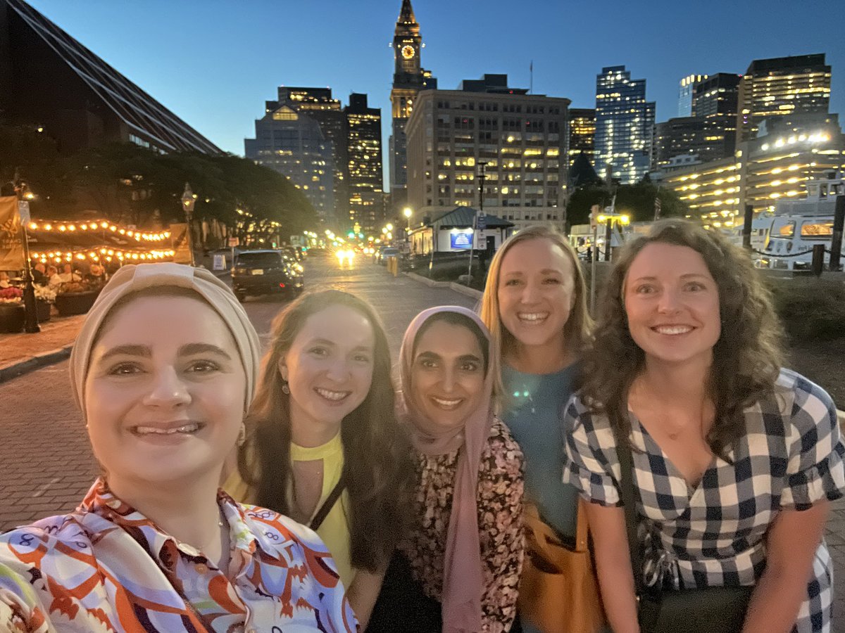 Rejuvenating weekend in Boston at #Nutrition2023 with some amazing <a href="/umichsph/">Michigan Public Health</a> NS doctoral alum and current students! So grateful to be connected with these strong women in science.