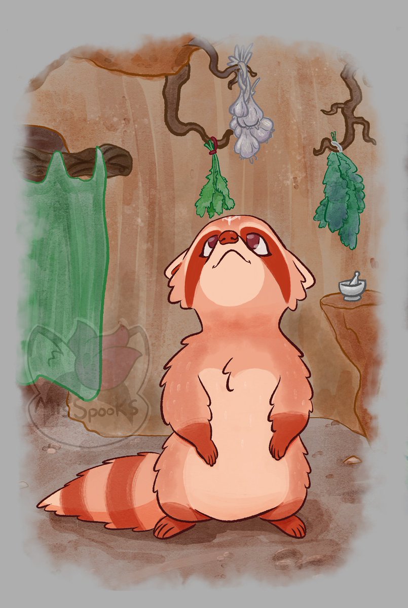 Drying Herbs

#illustration #digitalart #DigitalArtist #watercolor #furry #furryart #raccoonclub