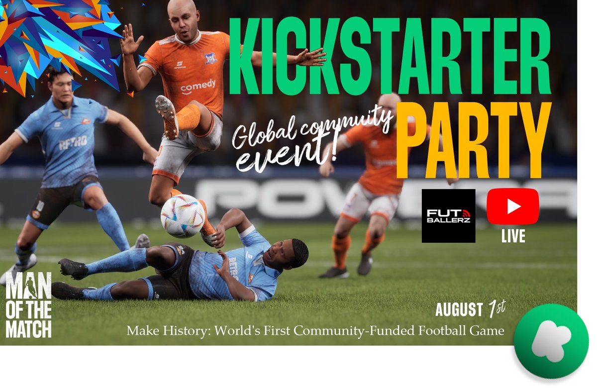 🚨WORLD'S FIRST VIDEO GAME FUNDED BY THE COMMUNITY🚨

So... We are having a party! 🥳🥳
(and you are all invited.)

On August 1st, we will all make history and fund this sh*t ourselves 💪

Click on the "Notify Me" button here:
youtube.com/watch?v=W0ro1L…

>>