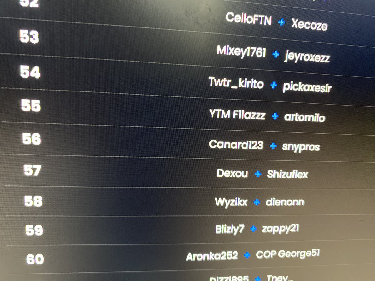 DexouFN's tweet image. Qual #stizoseries  Top 57 , 5 game jouer @Stizo_officiel