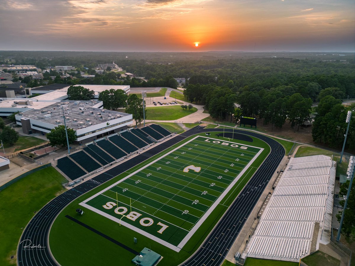 MrProsserLISD's tweet photo. WOW! 👀 Great shots of Lobo Stadium by Roberts Photo + Cinema! https://t.co/pE926lwNJz