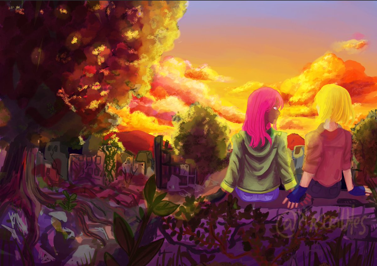 PiaScribbles's tweet photo. Wasteland lovers https://t.co/XJzaYLXNO5