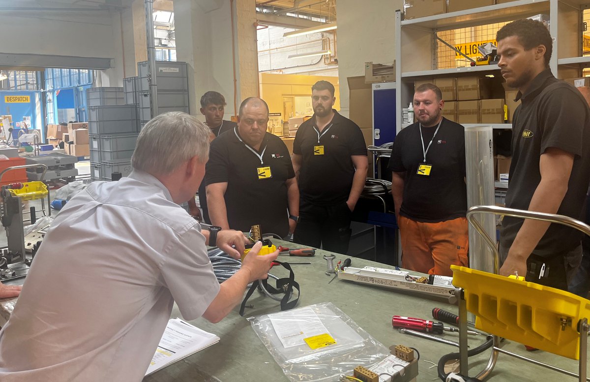 Wolfsafety's tweet photo. It was our great pleasure to welcome a @Vpplc_ESS team to Wolf last week!
A busy training day included both theory and practical training and we're greatly looking forward to more sessions in the near future.
#ATEX #IECEx #UKEX #safety #lighting https://t.co/6c76UzG1yA