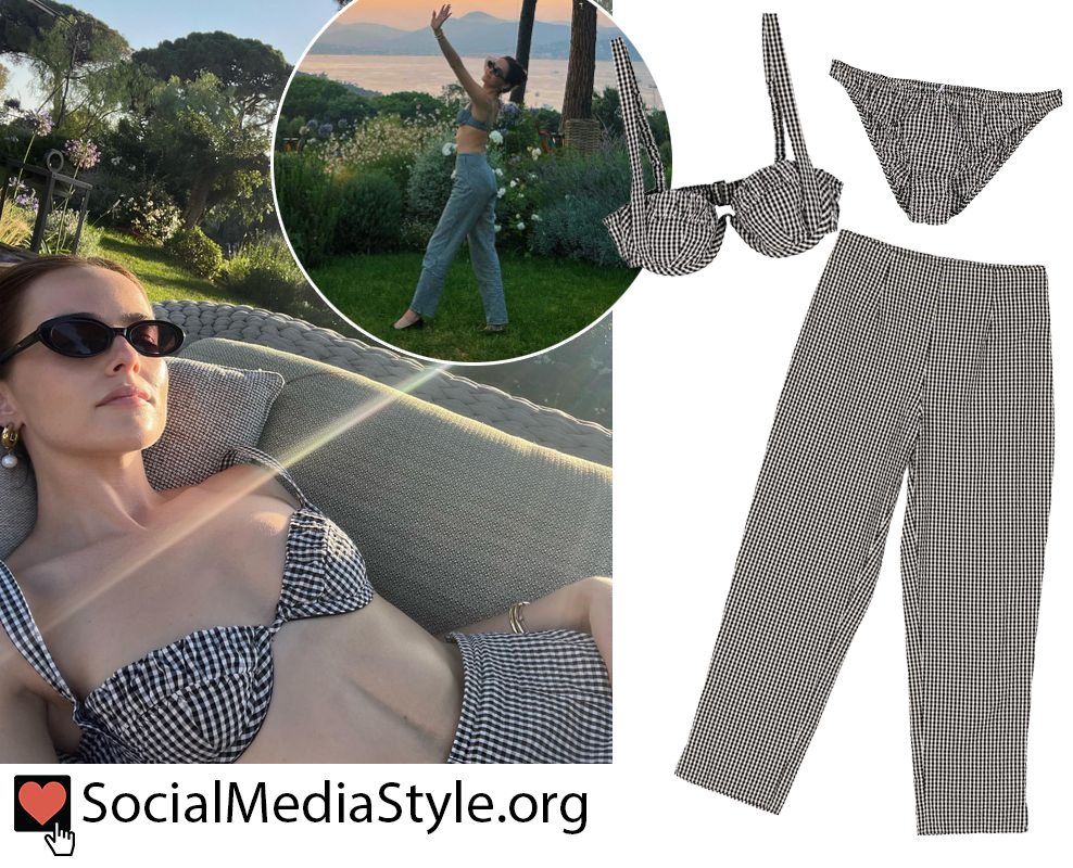 Find out where you can buy Zoey Deutch's gingham bikini and pant here: https://t.co/r1aZub5L8E
#ZoeyDeutch #ginghambikini #bikini #gingham #ginghampants #Doen https://t.co/ALK11tdM4X