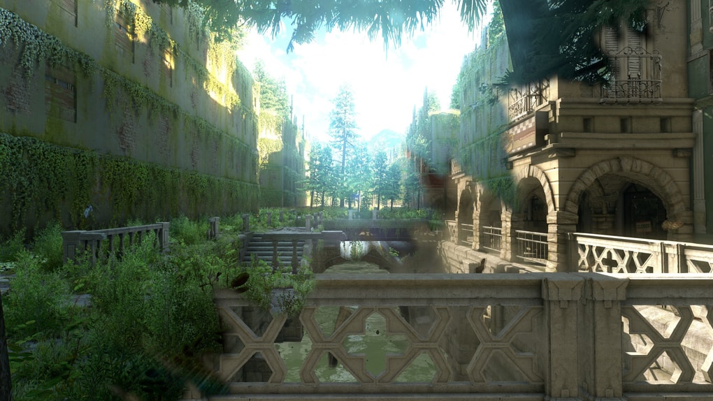 DyingLightGame's tweet photo. Map: What Remains of Old Town by Rabid.Squirrel
 We are breath taken by the amount of work put into this map - Rabid recreated the whole Old Town, 1:1, but reimagined into what it would look like after the bombs hit. 
🔗: https://t.co/ATNO3Biybi https://t.co/I4dzFlijqL