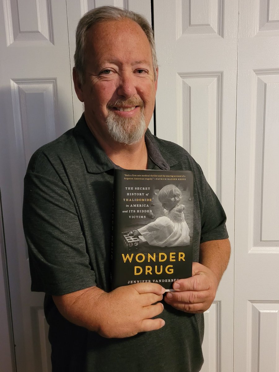 jvanderbes's tweet photo. Darren, an LP nurse, once had to give the new version of #thalidomide to a cancer patient in the same hospital where he was born in '62, to mother who had been given unnamed pills for morning sickness. #WONDERDRUG: The Secret History of Thalidomide In America &amp; Its Hidden Victims https://t.co/1jvt0DdUCV