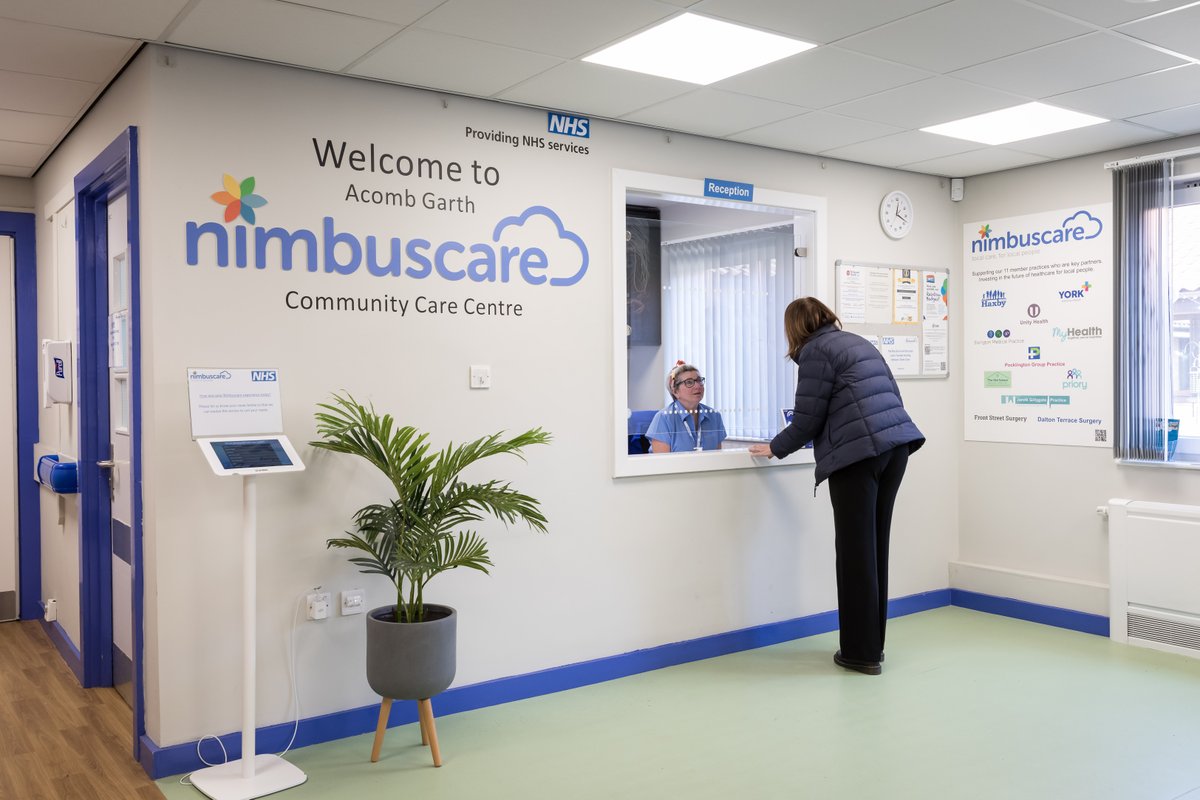 We're recruiting! We're looking for a receptionist to work as part of a dynamic team. This position provides an exciting opportunity to work in a patient-facing role within a quickly developing community care centre. Find out more: nimbuscare.co.uk/recruitment