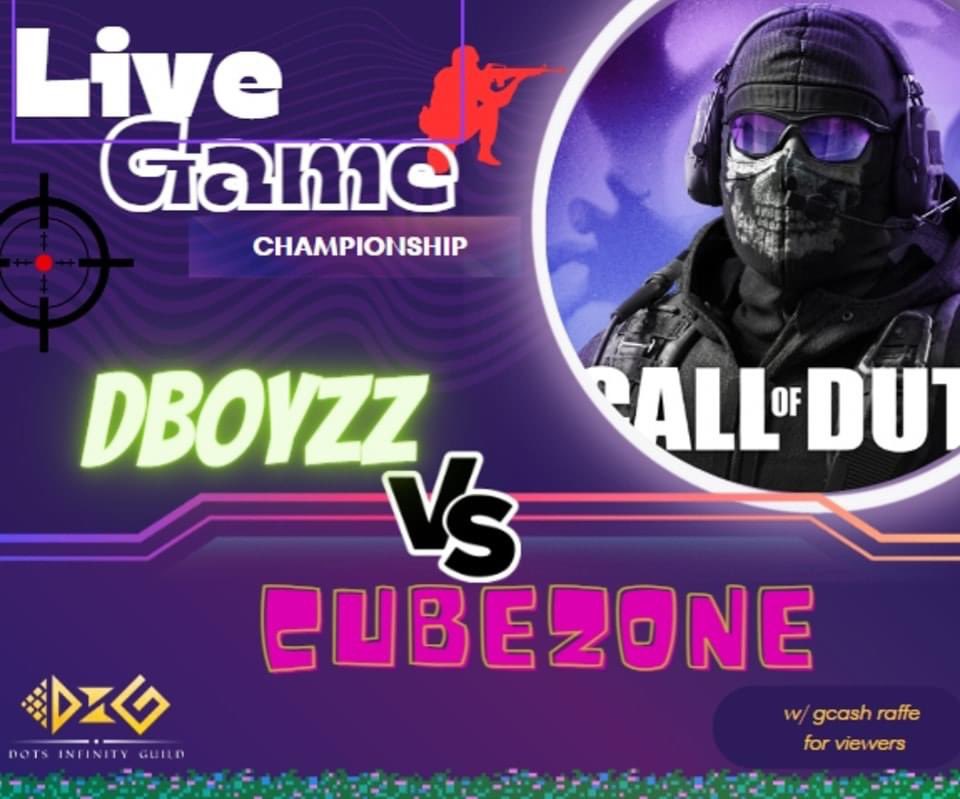 DotsInfinity's tweet photo. Championship na mamaya!!!  Aug 8 [] 4:00pm Kita kits 🔫 🔫 🔫 
Vote your team for raffle entry! 😉 

🔥 #DotsInfinityGuild #Dots #COD #locallife #FPS #Gaming #callofdutymobilegameplay @callofduty https://t.co/5EJ233KKFK