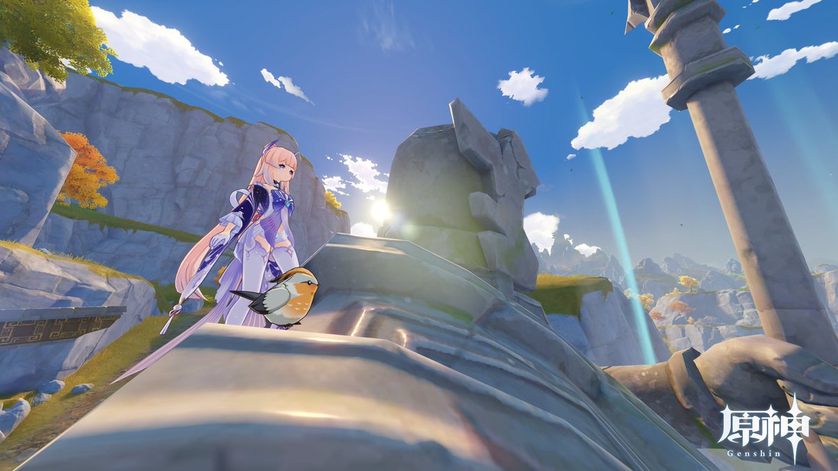 Sangonomiya553's tweet image. kokomisan with Orby 
#SharedSight 
#アニマルビジョン