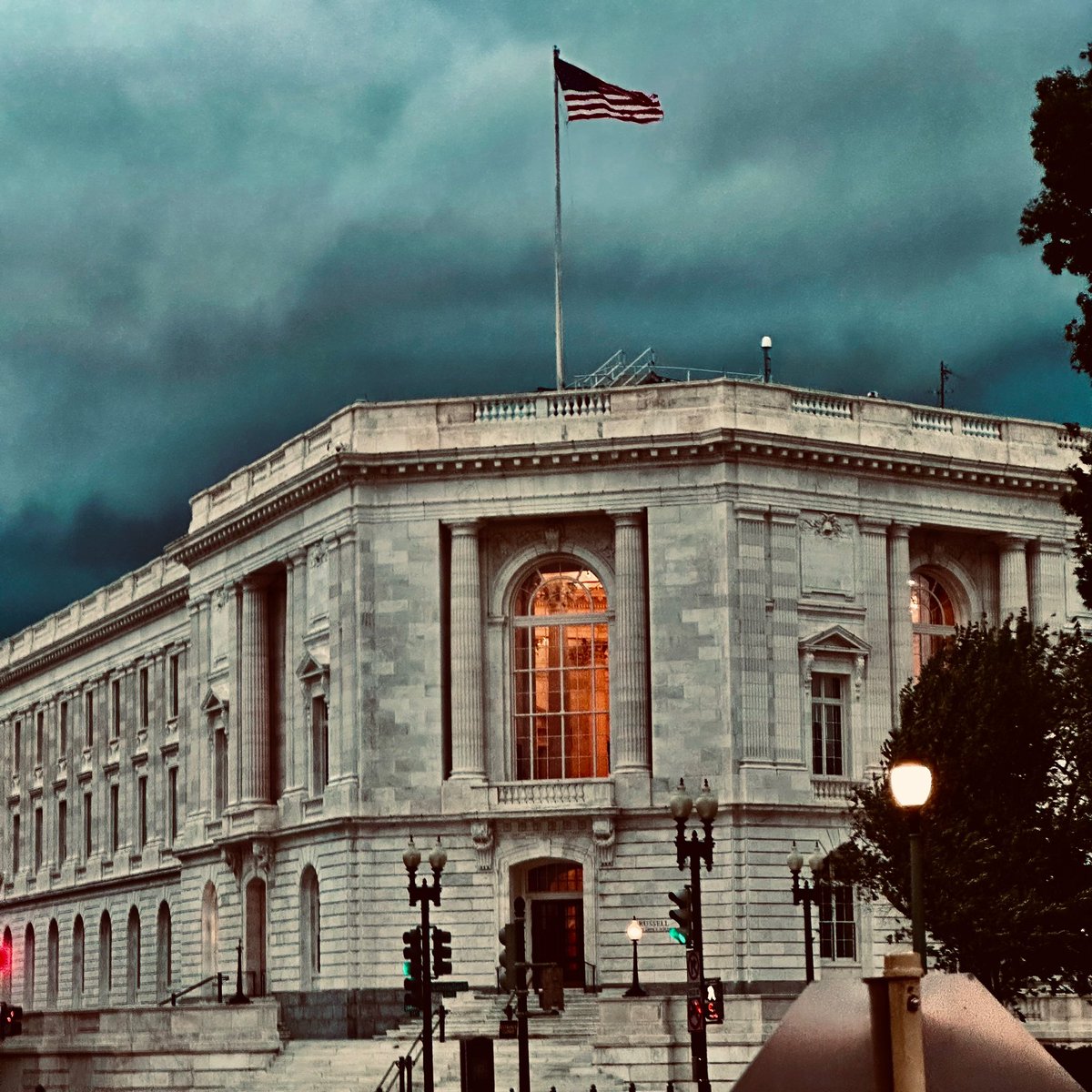 xtrixcyclex's tweet image. Storm clouds over the U.S Capitol and Senate tonight in #WashingtonDC Dark #DCVibes