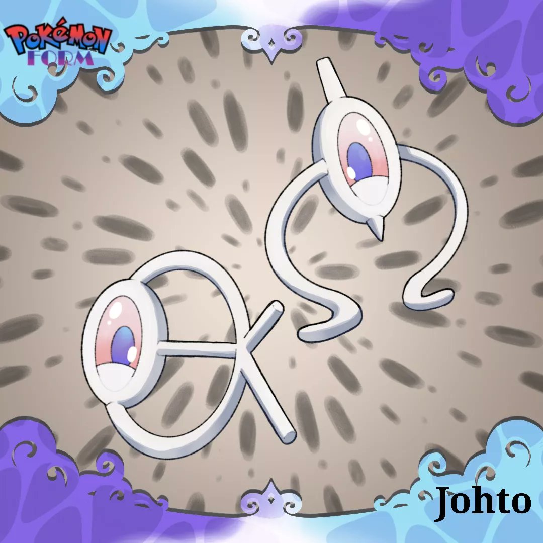 New Johto Pokedex on X: 80 Unown (Dark/Psychic) Alpha and Omega forms 81  Infinown (Dragon/Psychic) Unown Alpha and Omega are hidden Legendary and  very evil. It bind all Unown and evolve into