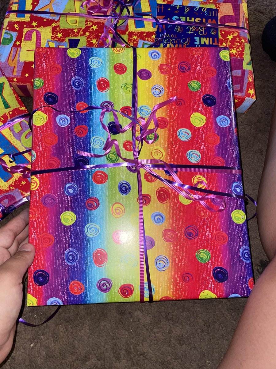 dazznposh's tweet photo. I randomly found @MonkeyFishToys &amp; loved their website, so placed an order for our granddaughter's 4th bday. She lives 800 miles away. I chose gift wrap since my daughter has a newborn as well. They did a phenomenal job! I highly recommend them!! #toys https://t.co/wvVAxY0p3l