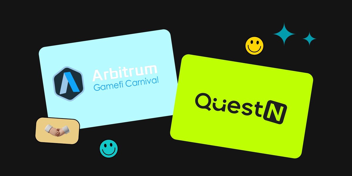 ARBGAMEFI's tweet photo. 🎊Congratulate 
Arbitrum Gamefi Carnival and QuestN reached a strategic cooperation welcome. We will collaborate on the marketing, growth and analytics aspects of Web3.

#Arbitrum #QuestN #NFT https://t.co/J9inlzSiMl