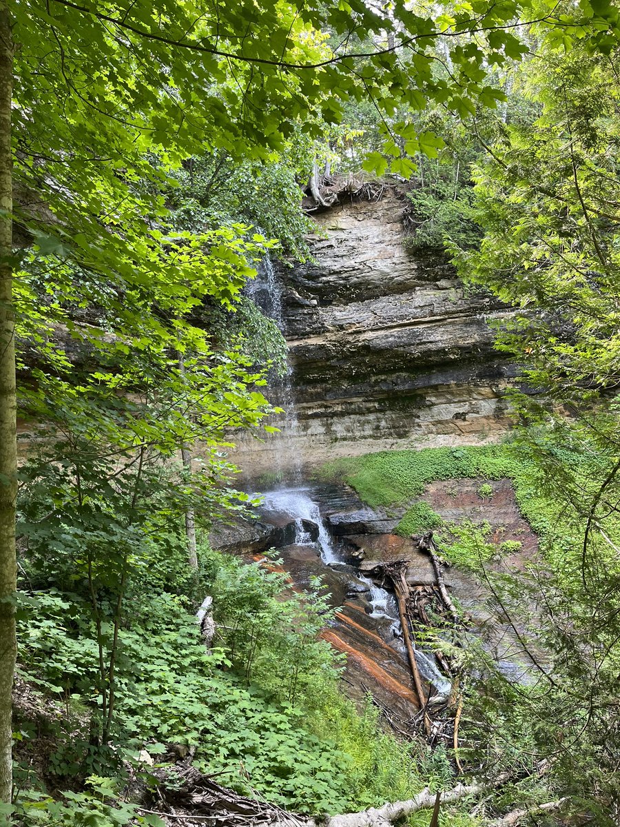 seavt2008's tweet photo. Munising Falls. Visited before we left for home. #UP23 #Michigan2023 #summervacation2023 https://t.co/XbTKn6ej04
