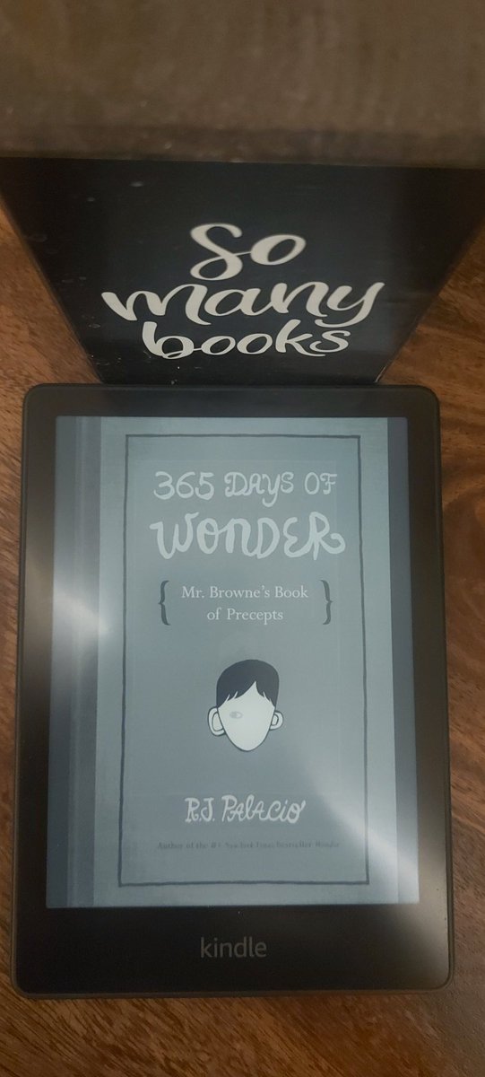 nehanatu86's tweet photo. Book 23/24
365 Days of Wonder: Mr. Browne's book of precepts by @RJPalacio

#WonderSeries #Wonder #AuggiePullman

#BrunchBookChallenge @HTBrunch https://t.co/2pvx1DWlCD