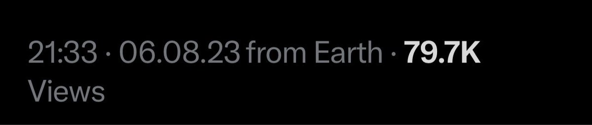 RoderickCrypto's tweet photo. Currently on X, we can track the number of views a tweet receives "From Earth." @elonmusk, could we envision a future where it reads "From Mars"? ๐๐ #SpaceTweets https://t.co/28FebOu3X5
