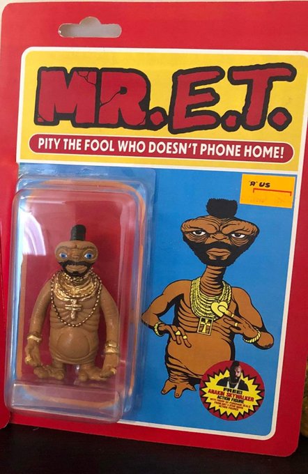 UFOchronpodcast's tweet photo. I pity the fool who doesn't phone home!
#ET #MrT #MrET #80snostalgia @landofthe80s https://t.co/tR9gYA9jMO