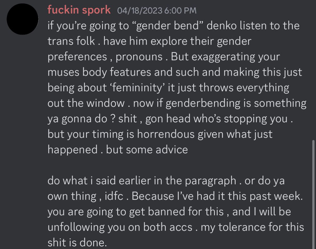 ➶.LINK.ᅠ nott to start anything &amp; it has been mentioned before ,, denko has been borderline transphobic and sorta mocked / ignored a group of trans ppl ( me &amp; hades included ) saying they were in the wrong and seemed to use their ignorance as a bragging point . ++