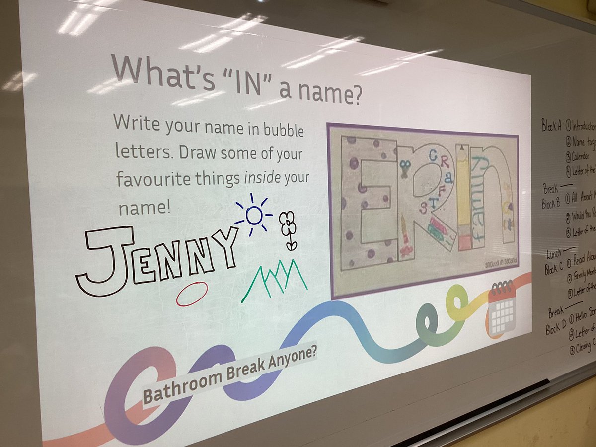 MissLeFaive's tweet photo. Taiwan Day 1 Theme: All About Me &amp; My Family 👩🏼‍🏫 ✏️ #LKDSBInternationalEd #ESLSLPTaiwan @IntlLKDSB https://t.co/KSP1WVjOkp