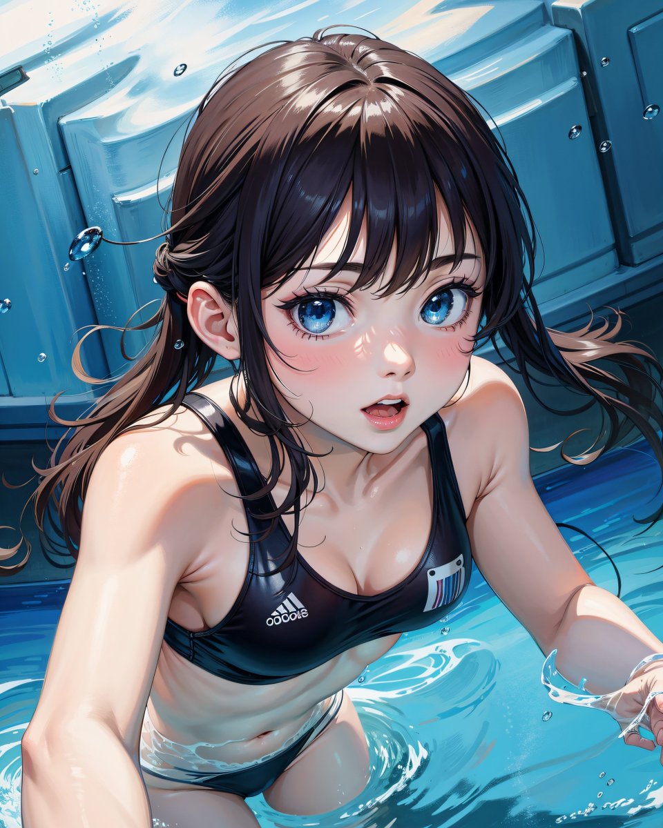 aniwaify's tweet photo. At the pool https://t.co/lFW2H8z2lk