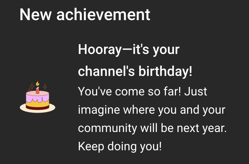 I created our YouTube channel (@TheCrazyGorilla)  14 years ago today!