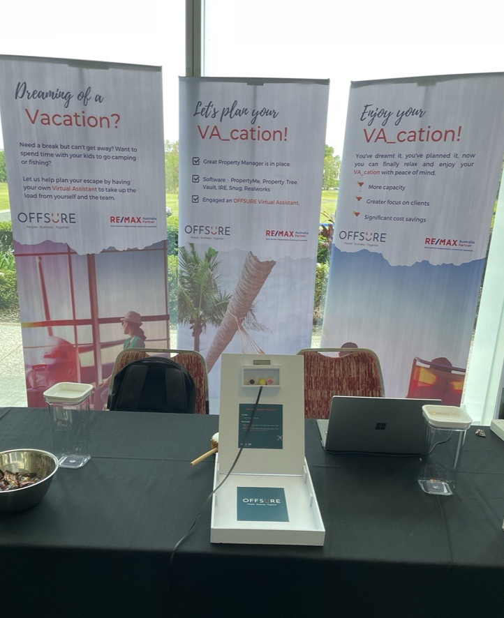 OFFSUREtogether's tweet photo. Offsure CEO/Founder Jason Rechenberg at #RMX2023 in Australia.

#RefocusMaximiseXcite #remax #realestate #offsure #propertymanagementsolutions https://t.co/nkSqoQHTok