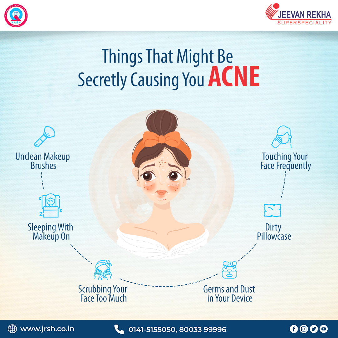 jrshjaipur's tweet photo. Know causing of your Acne Problems and try to avoid them in your routine life and live an acne-free life.
Consult Our Dermatologist today.
#acne #acneproblem #skinproblems #skin #acnescars #dermatology #dermacare #dermatologistinjrsh #jeevanrekhahospital #hospital #jeevanrekha https://t.co/xPwfSybOi1