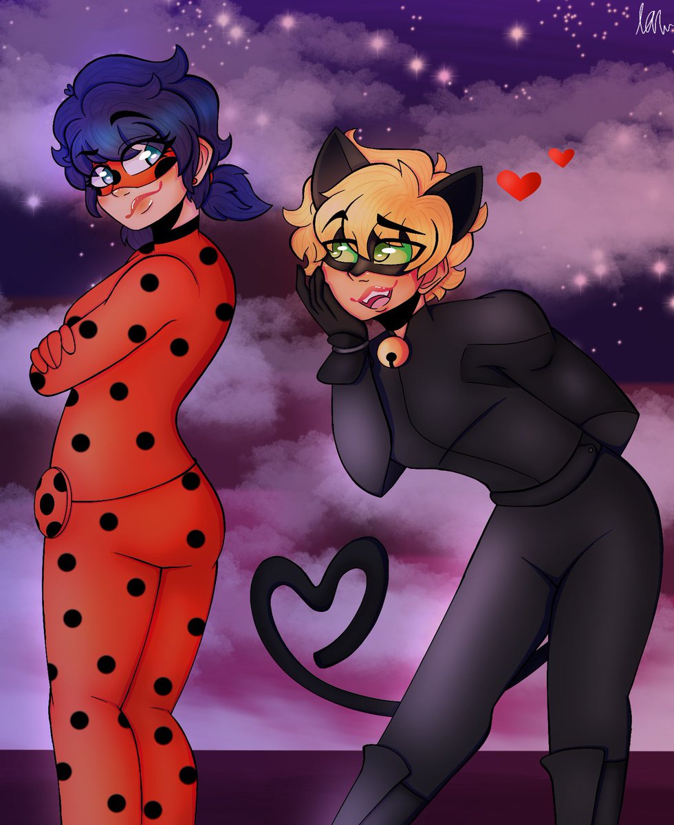 Sillies, I love them sm. I’ve watched the movie at least like- 5 times now dksbsjbs 

#MiraculousLadybug #Catnoir #Ladybug #MLB #MiraculousTheMovie