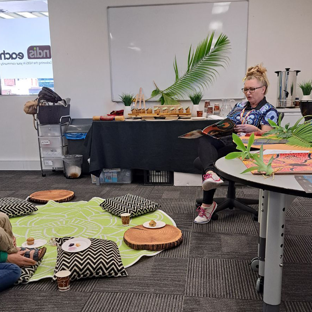 Tiddalik the Frog, the Rainbow Serpent and percussion dreaming tracks were some of the creations made by children at our #NATSICD23 event! Learn about National Aboriginal and Torres Strait Islander Children's Day via @SNAICC at aboriginalchildrensday.com.au. #LittleVoices #LoudFutures